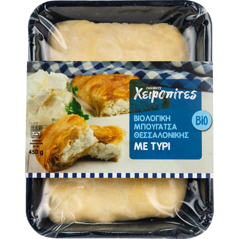 Βιοαγρός Βιολογική Μπουγάτσα Θεσσαλονίκης με Τυρί 450g Χειροπίτες