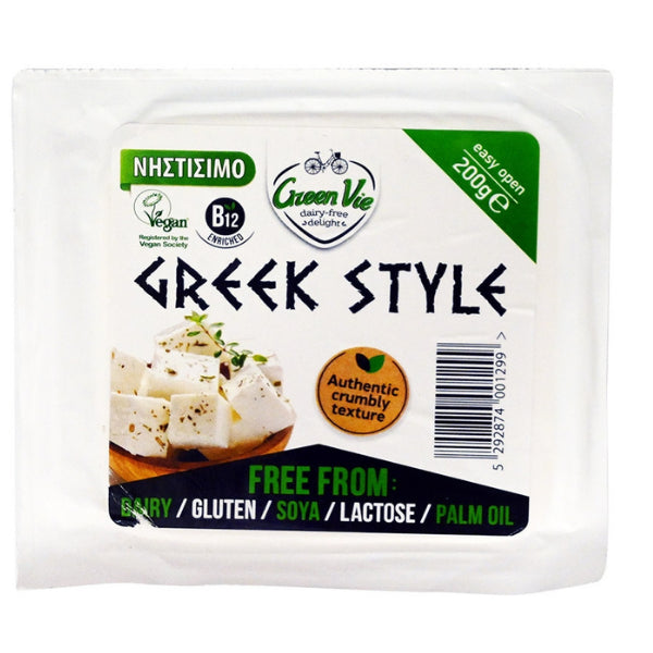 Φυτικό Έδεσμα Γεύση Φέτας Greek Style, 200 γρ., Green Vie