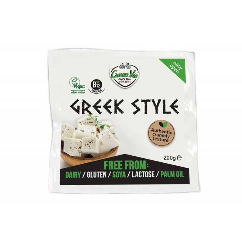 Φυτικό Τυρί "Greek Style" Ρίγανη & Ελαιόλαδο 200g GreenVie