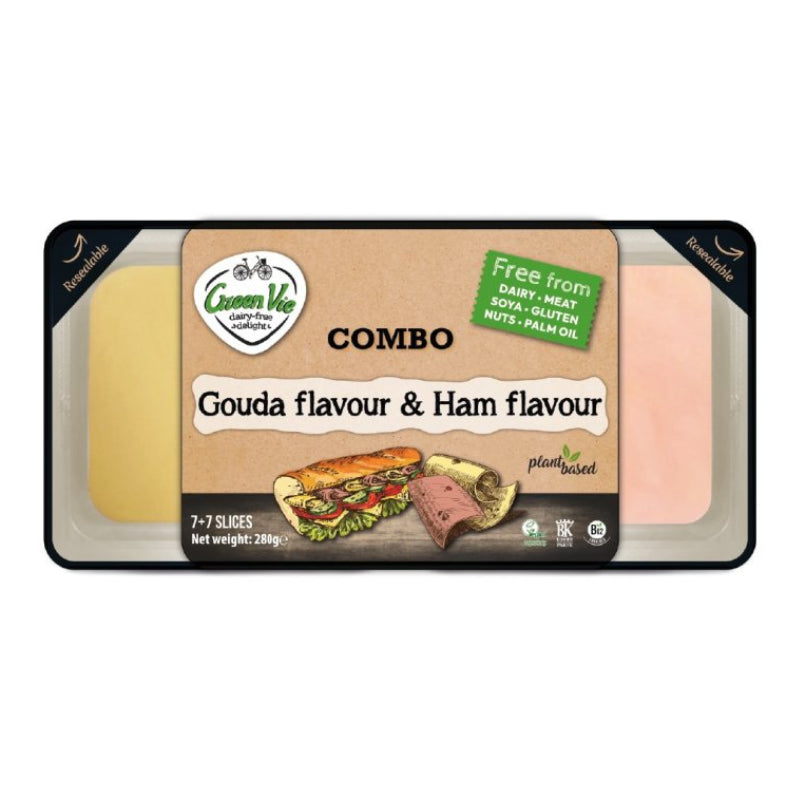 GreenVie Vegan Combo Φυτικό Τυρί & Ζαμπόν 280g
