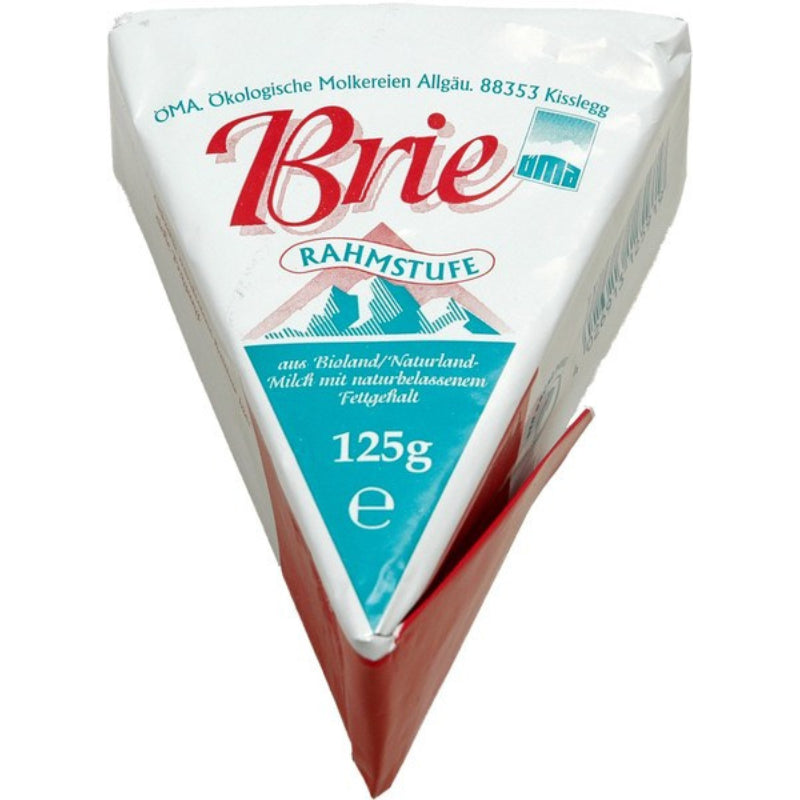 Oma Βιολογικό Τυρί Brie punt σε Τριγωνάκια 125g