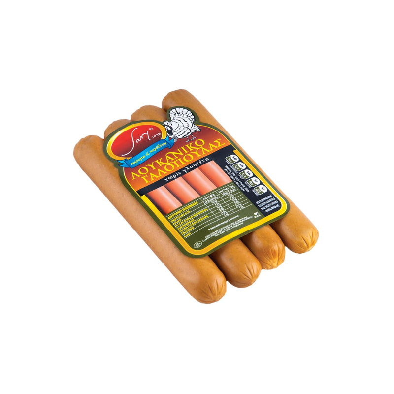 Sary Λουκάνικο Γαλοπούλας Hot Dog 300g