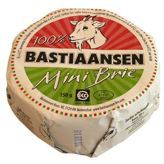 Βιολογικό Τύρι Brie Κατσικίσιο Mini, 150 γρ., Bio, Bastiaansen